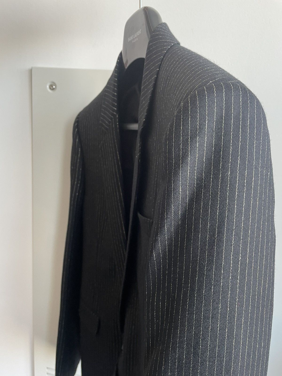 Hedi Slimane × Saint Laurent Paris × Yves Saint Laurent $2,750 Value Super Runway Saint Laurent Blazer Jacket Size 50R - 17 Thumbnail