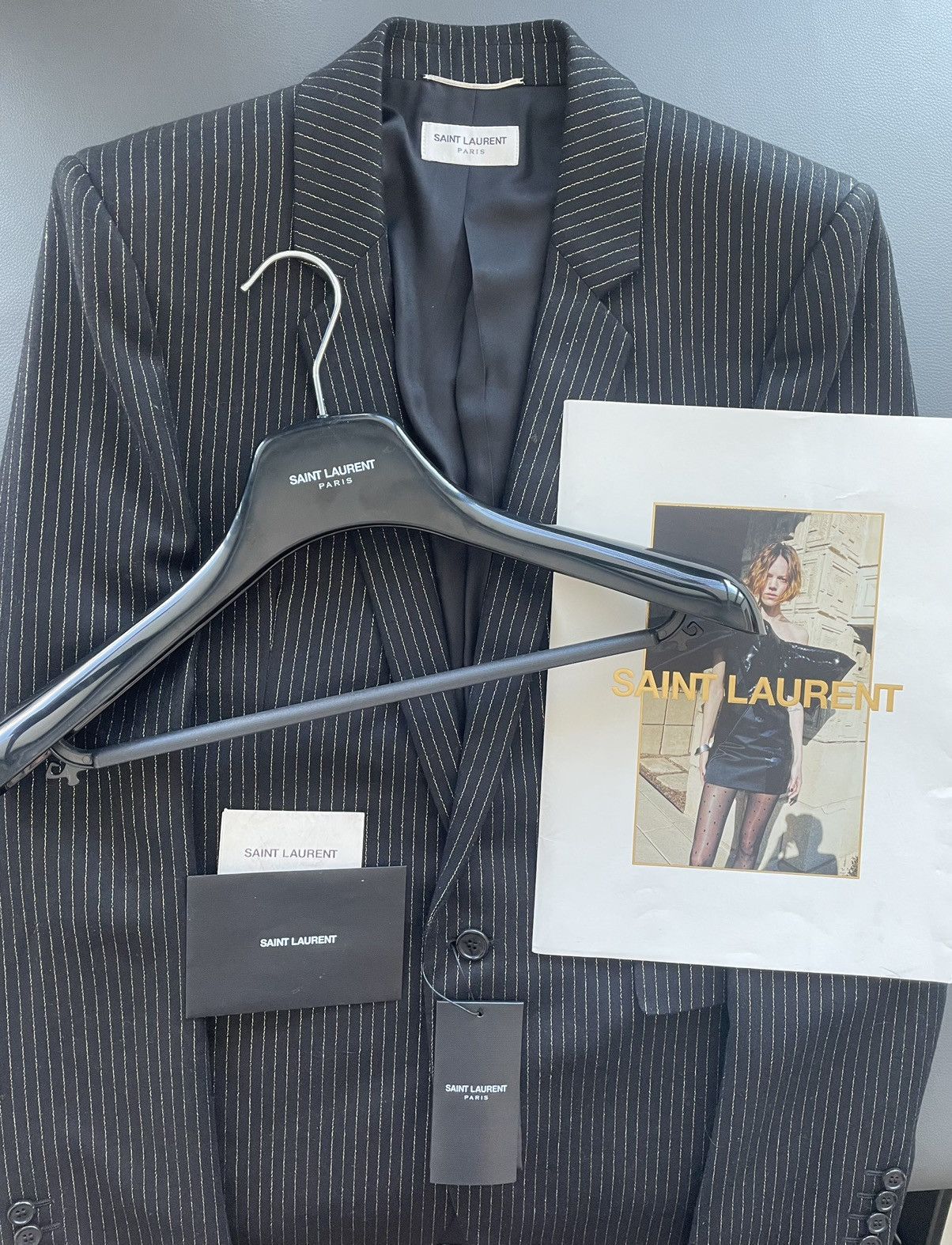$2750 Value Super Runway Saint Laurent Blazer Jacket