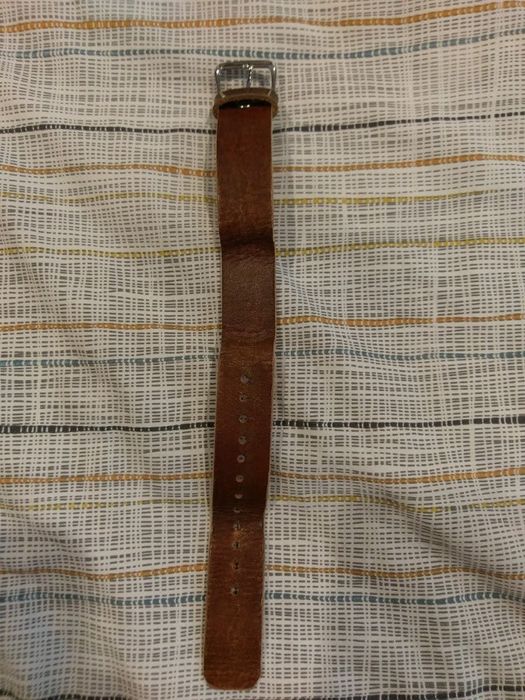 Lake House Leathers Veg-Tanned One Piece Watch Strap in Saddle Brown Size ONE SIZE - 1 Preview