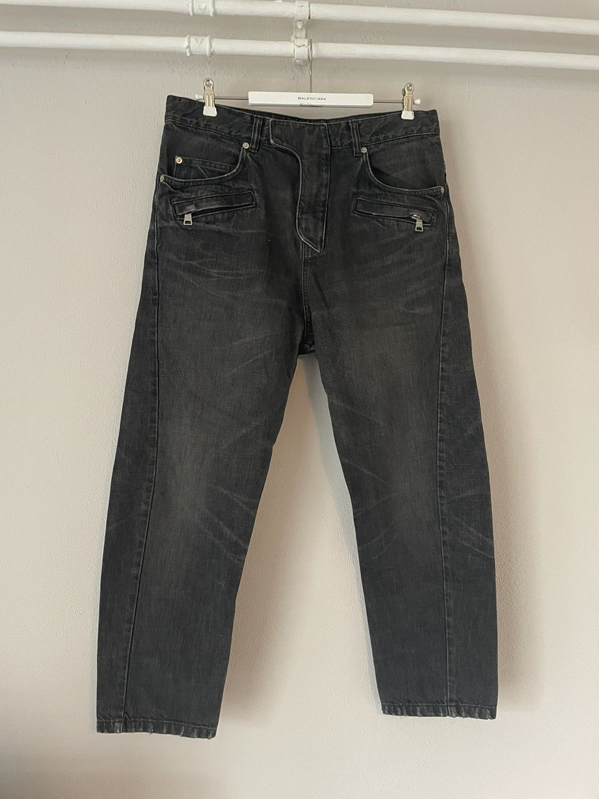 Balmain Cropped Jeans Size US 31 - 2 Thumbnail