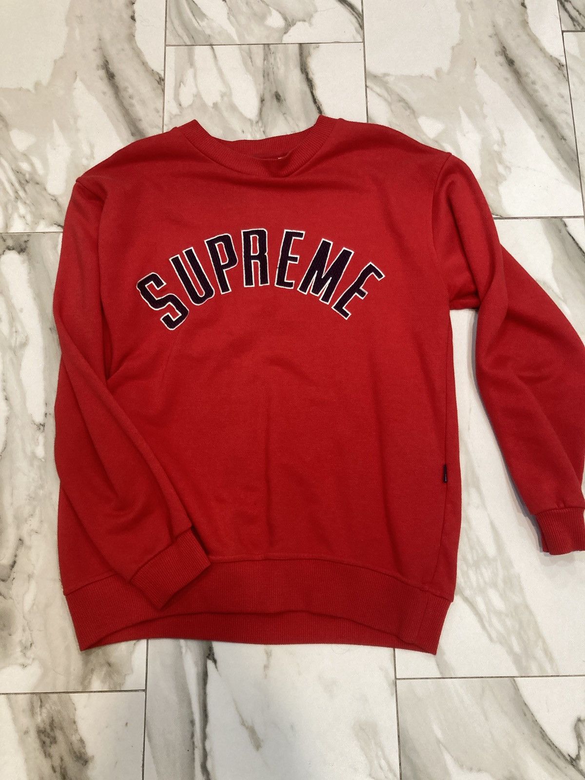 Supreme Arc Logo Crewneck | Grailed