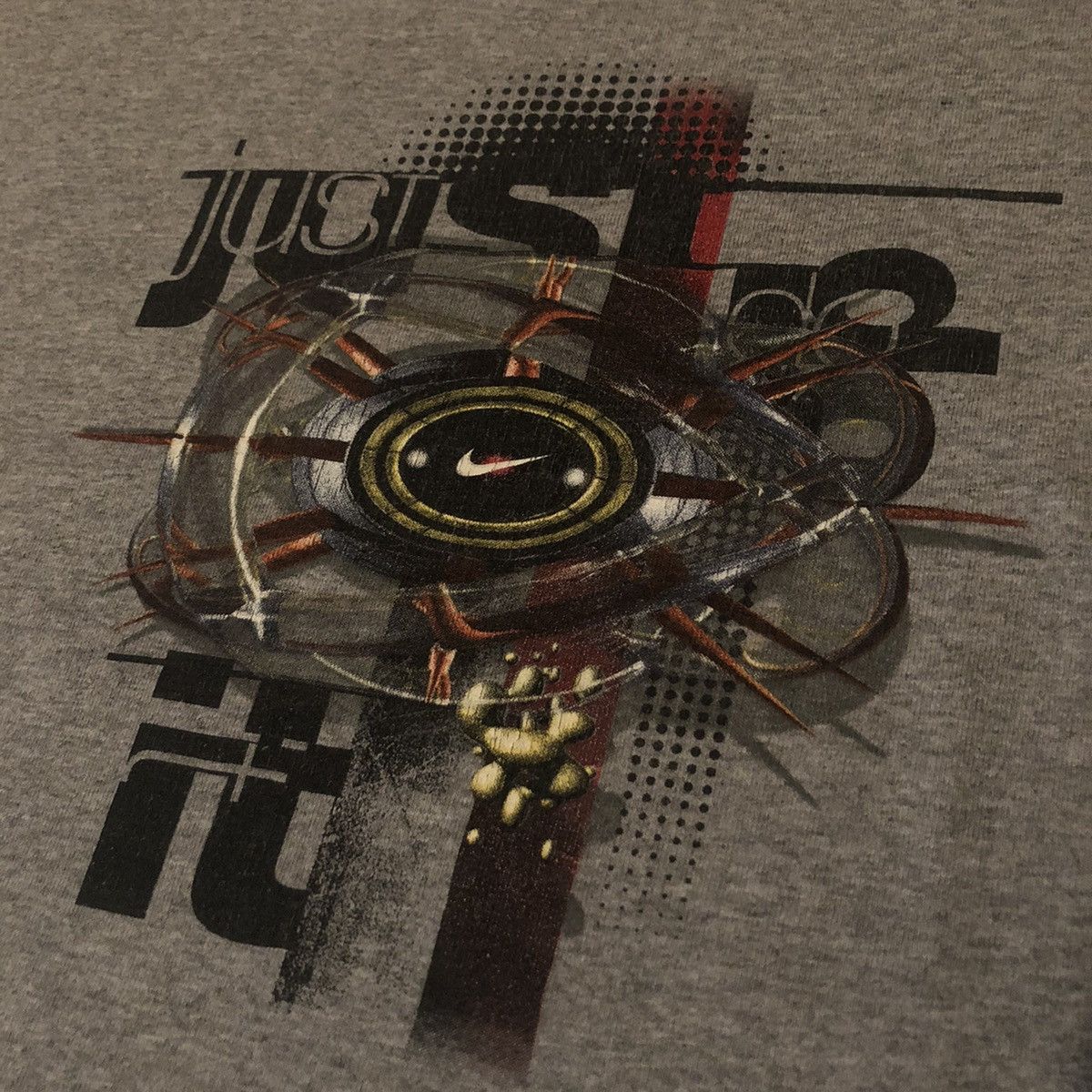 Nike Vintage 2000s Y2K Nike Swoosh Just Do It 3D Graphic Logo Tee Size US M / EU 48-50 / 2 - 4 Thumbnail
