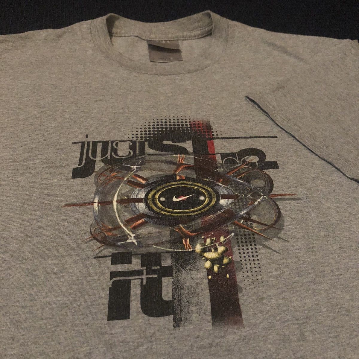 Nike Vintage 2000s Y2K Nike Swoosh Just Do It 3D Graphic Logo Tee Size US M / EU 48-50 / 2 - 1 Thumbnail