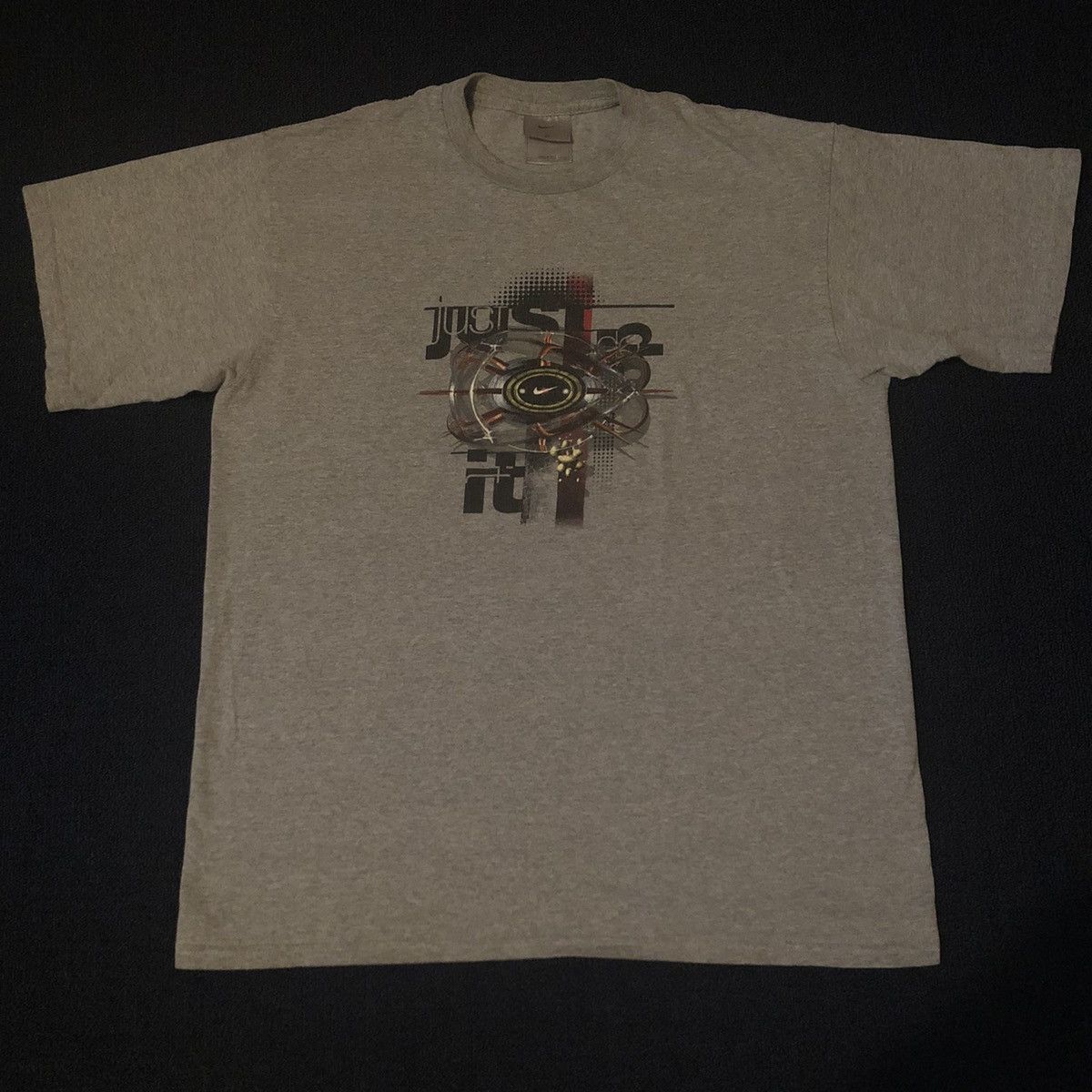 Nike Vintage 2000s Y2K Nike Swoosh Just Do It 3D Graphic Logo Tee Size US M / EU 48-50 / 2 - 3 Thumbnail