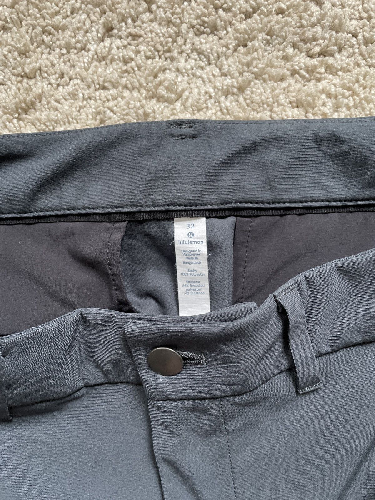Lululemon Lululemon Commission Slim Pants Grey 32 Size US 32 / EU 48 - 4 Thumbnail