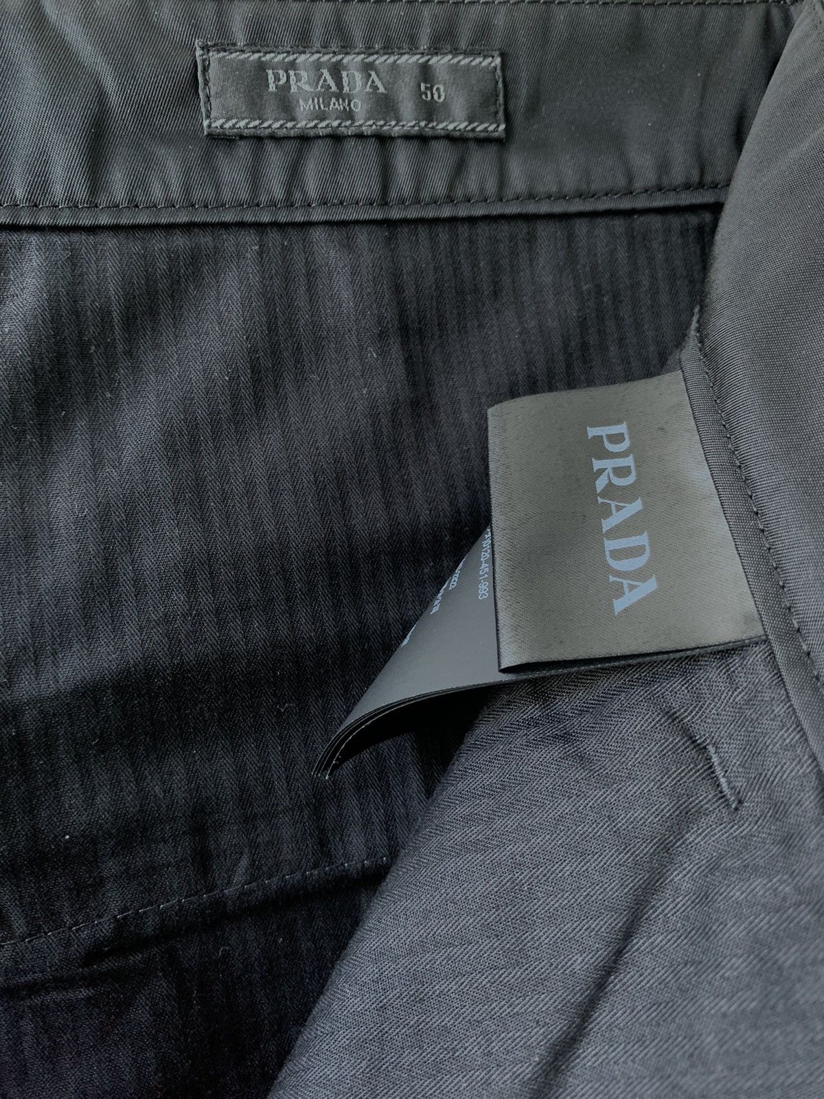 Prada Prada Black Gabardine Zip Trousers ‘19 Size US 34 / EU 50 - 5 Thumbnail