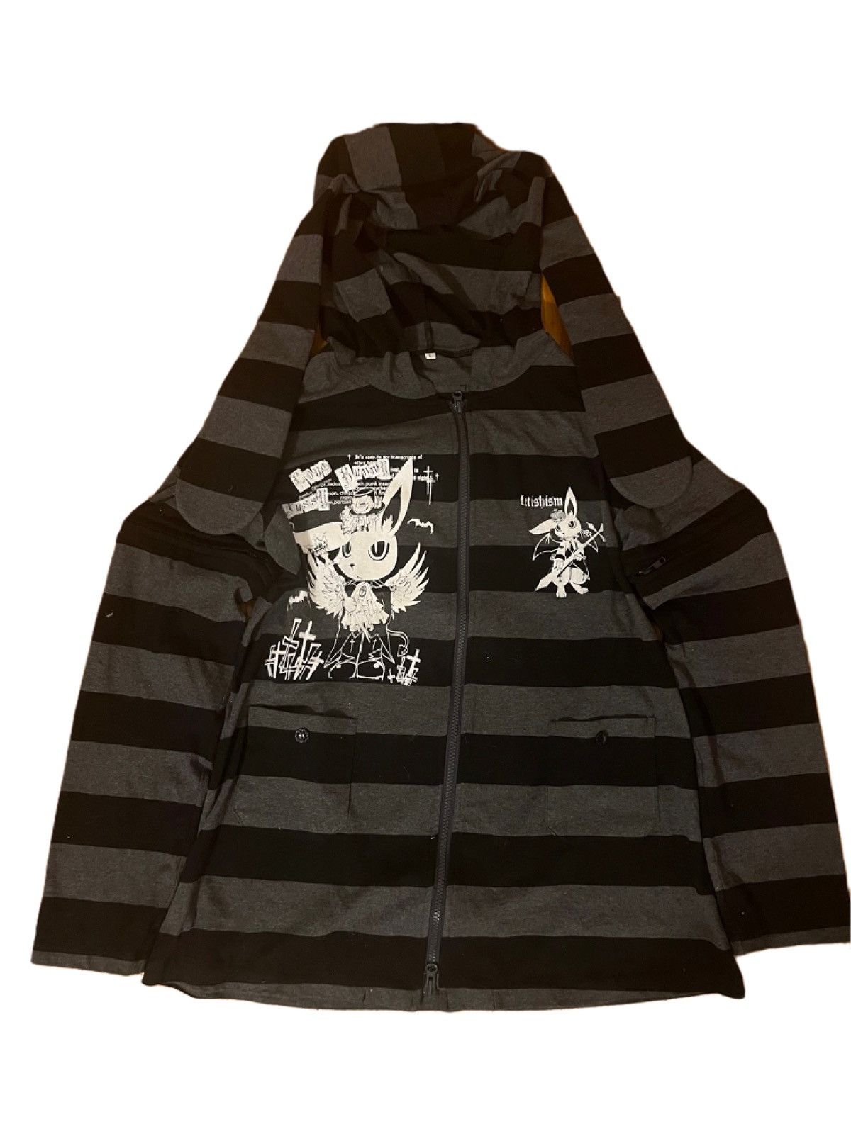 Japanese Brand maris rock bunny ear hoodie | Grailed