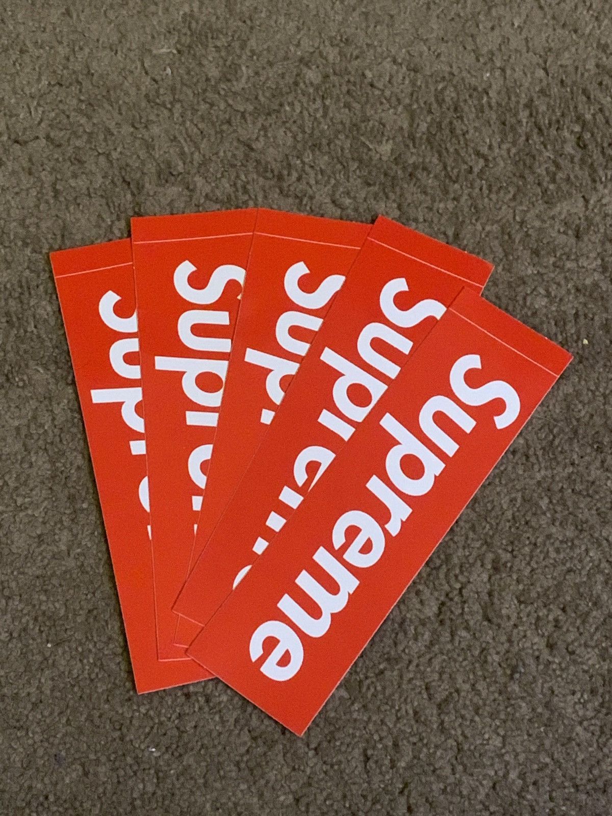 Supreme Supreme Oversized Big Box Logo Sticker Friends And Family Grailed