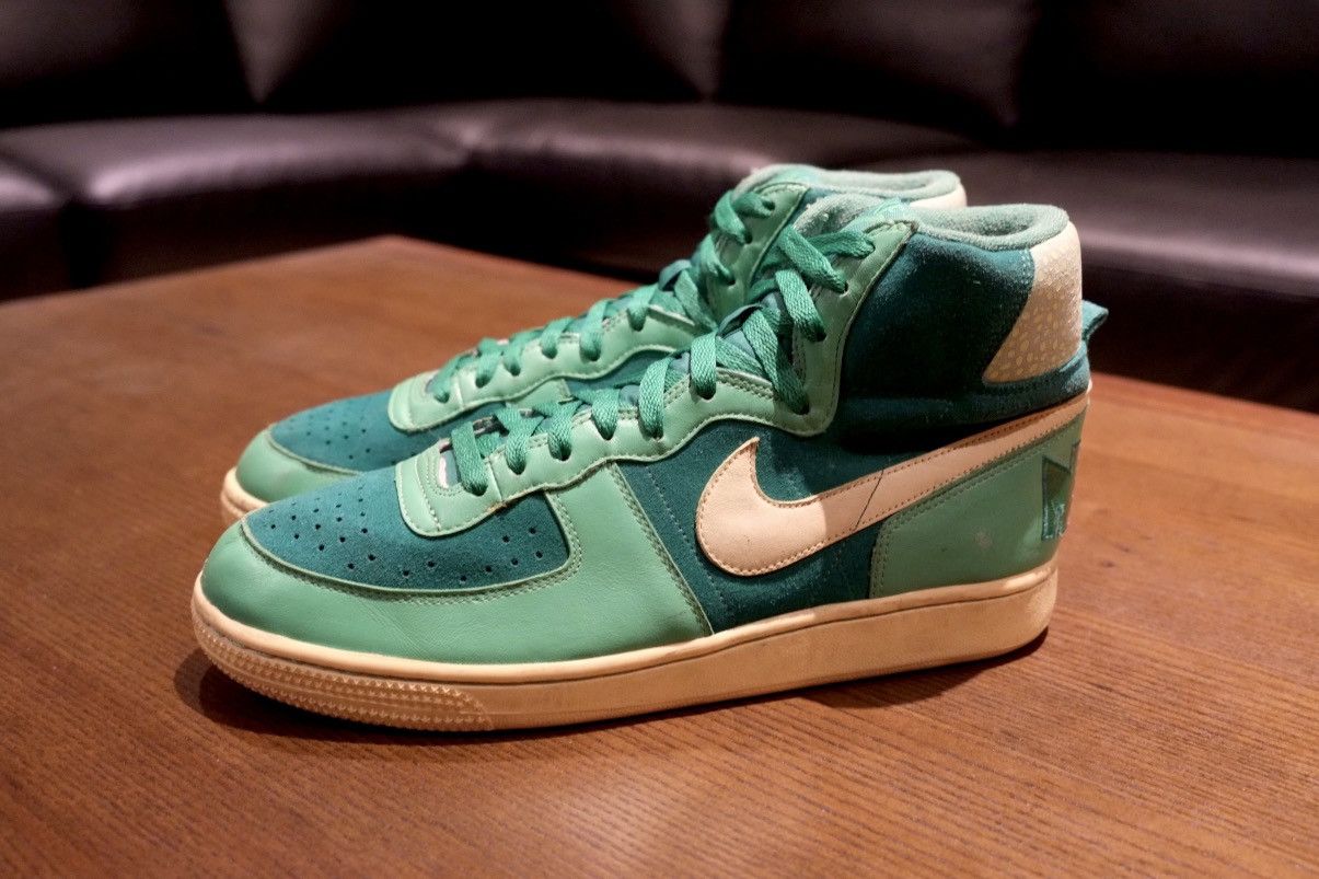 Nike Vintage 2007 Nike Terminator High QS Green | White Lime | Grailed