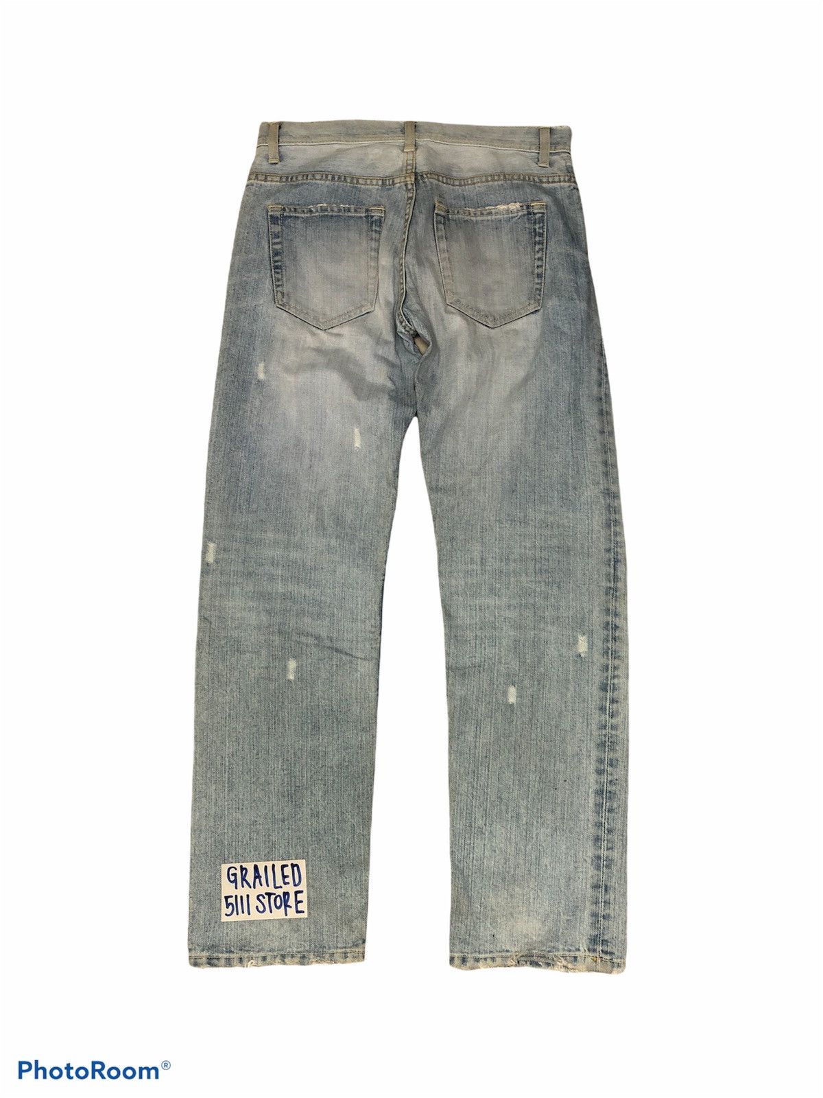 Japanese Brand GUELL MUSTARD DISTRESSED DENIM Size US 32 / EU 48 - 3 Thumbnail