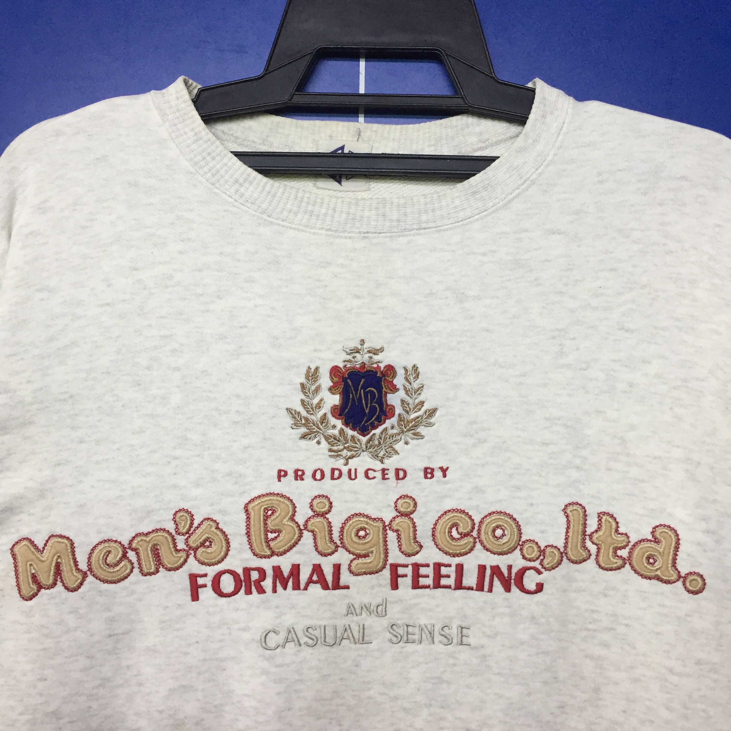 Japanese Brand × Vintage Vintage Men’s Bigi Spell Out Sweatshirt Size L Size US L / EU 52-54 / 3 - 2 Thumbnail