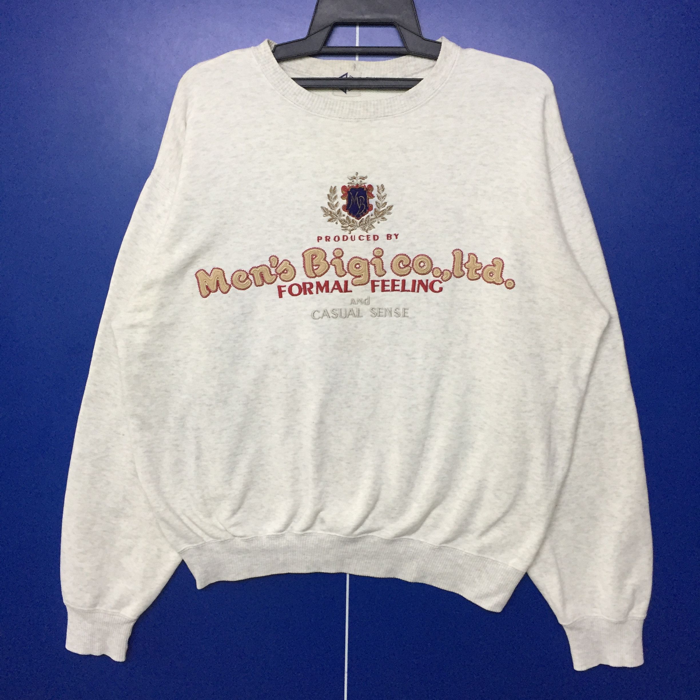 Vintage Men’s Bigi Spell Out Sweatshirt Size L