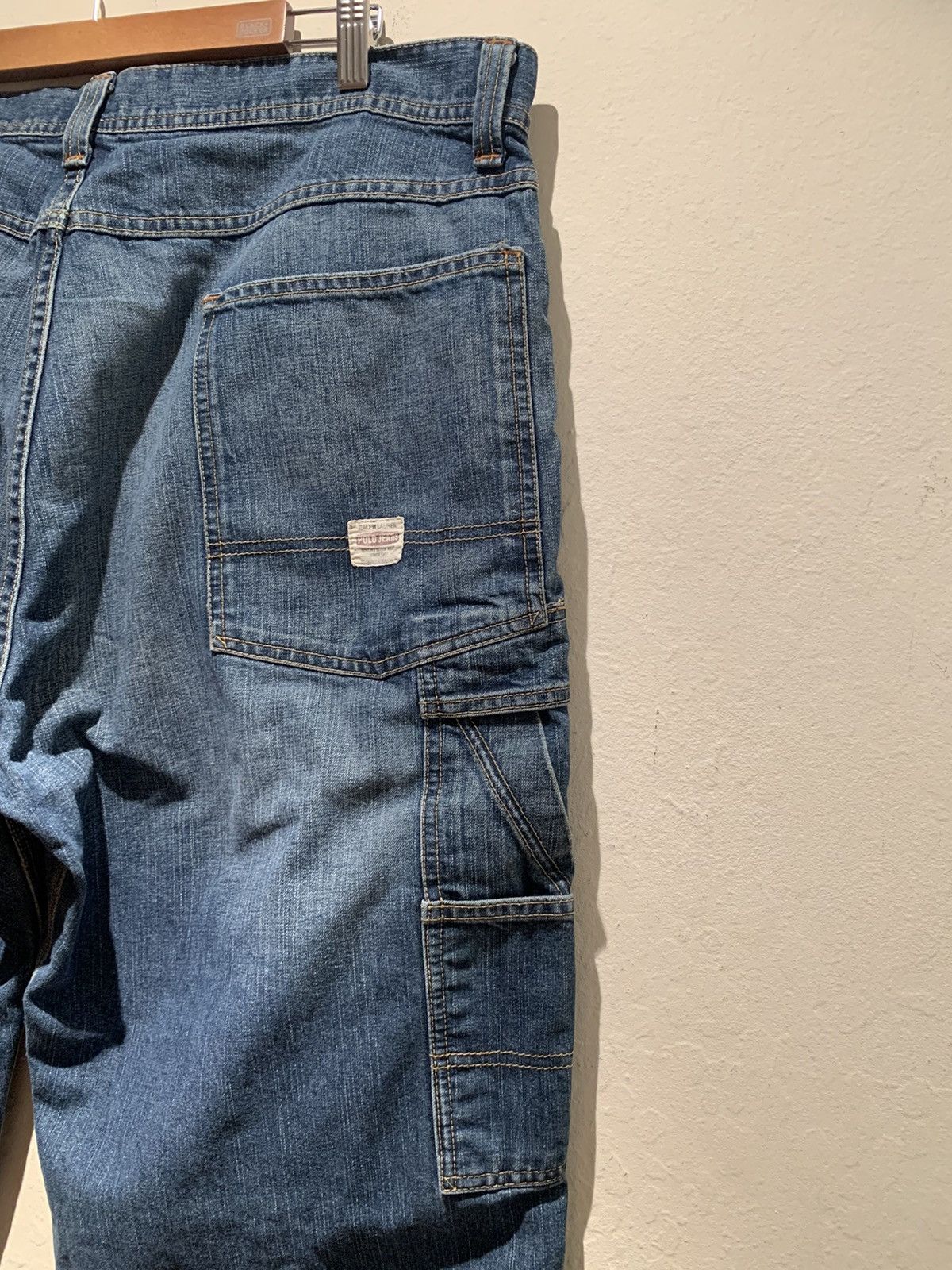Denim & Supply Ralph Lauren *RARE* Vintage Polo Jeans Ralph Lauren Double Knee Carpenter Size US 38 / EU 54 - 4 Thumbnail