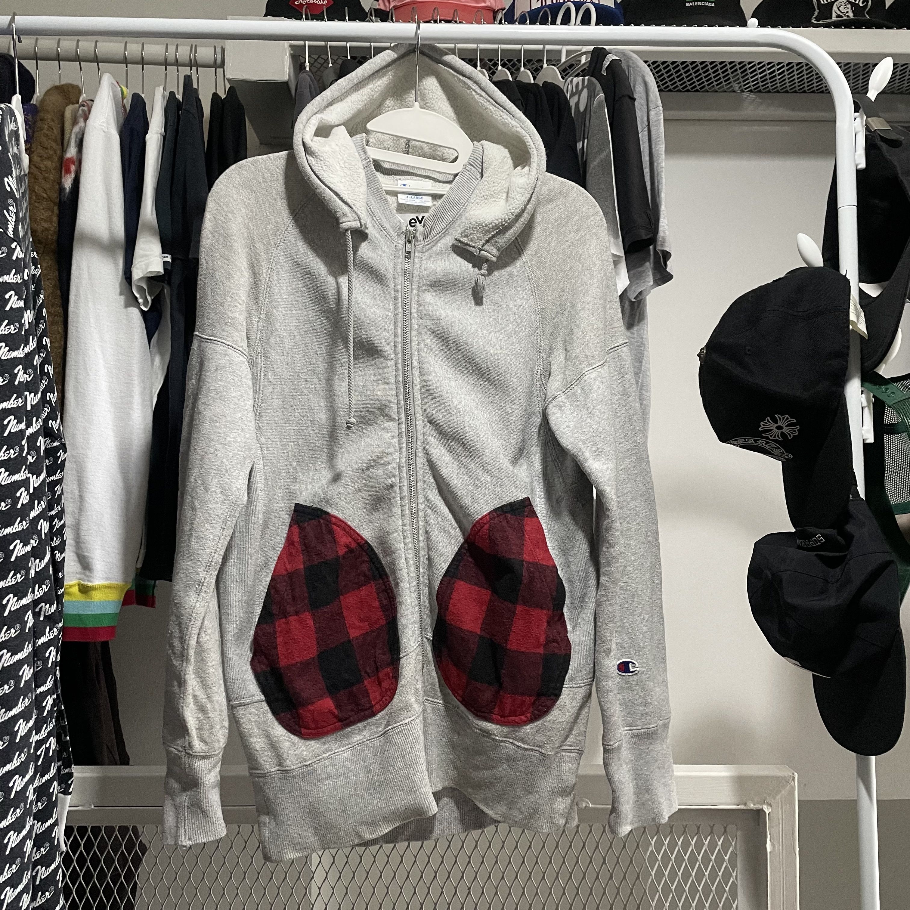 Champion × Comme des Garcons Comme des Garcons EYE x Champion Zip Up Hoodie Size US S / EU 44-46 / 1 - 1 Thumbnail