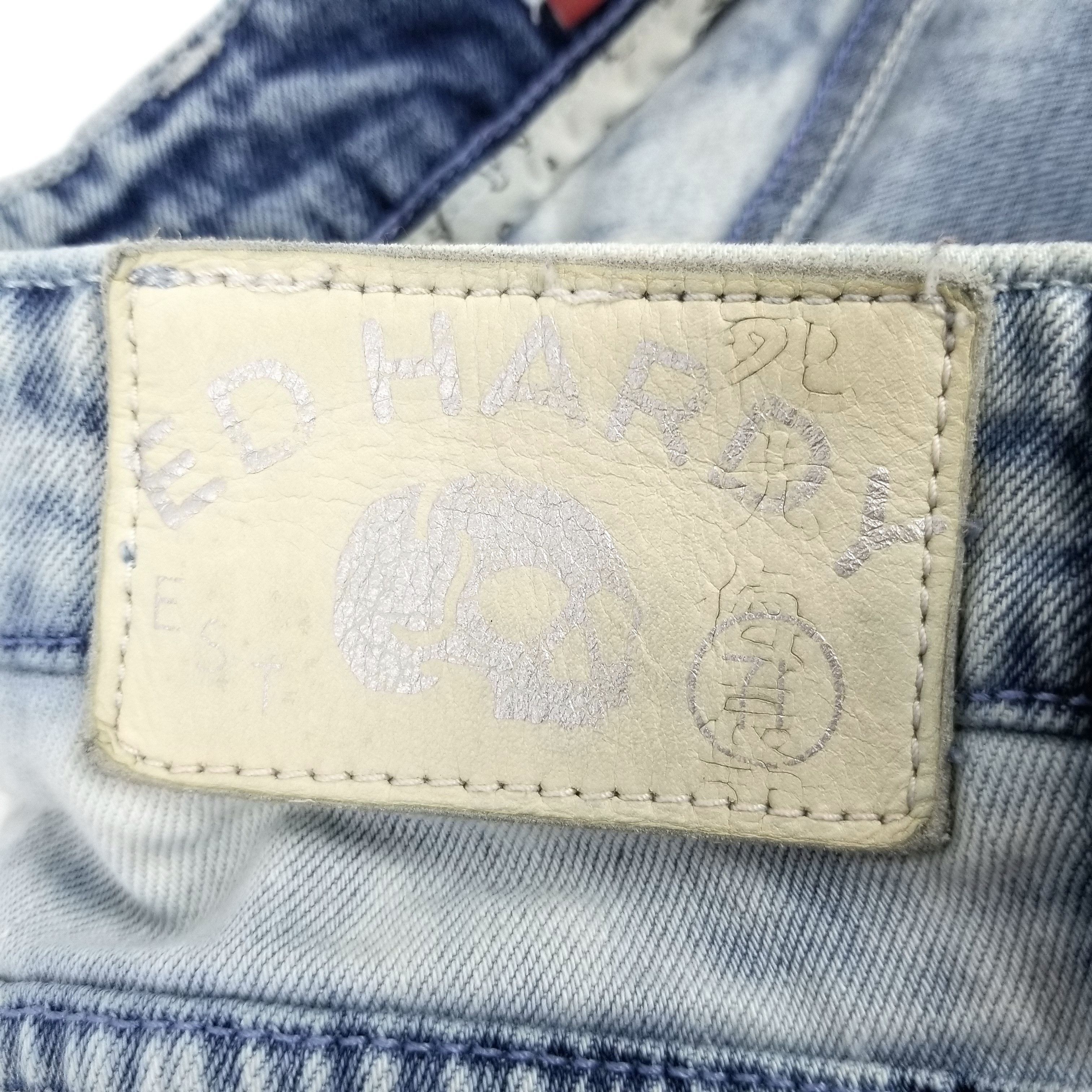 Ed Hardy Ed Hardy Light Washed Japanese Skuller Denim Jeans 30 Size US 30 / EU 46 - 6 Thumbnail