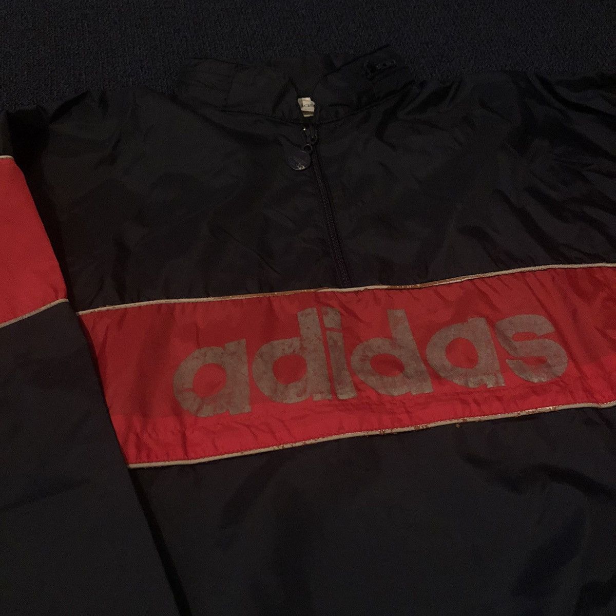 Adidas Vintage 1980s Adidas Tennis Lipton International Winbreaker Size US L / EU 52-54 / 3 - 4 Thumbnail
