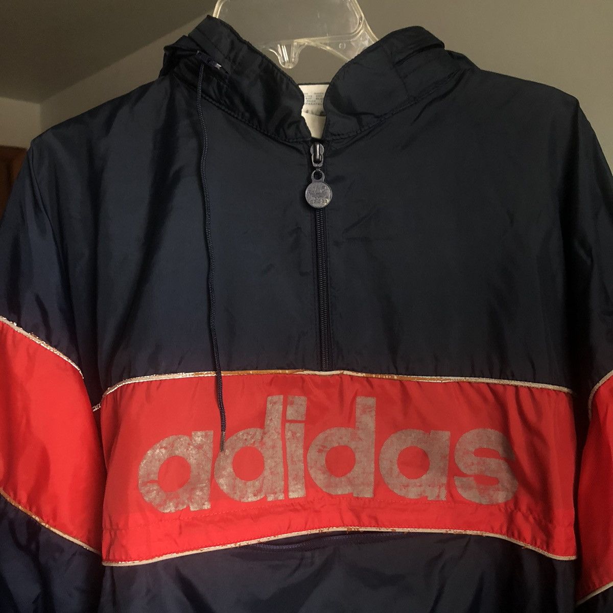 Adidas Vintage 1980s Adidas Tennis Lipton International Winbreaker Size US L / EU 52-54 / 3 - 1 Thumbnail