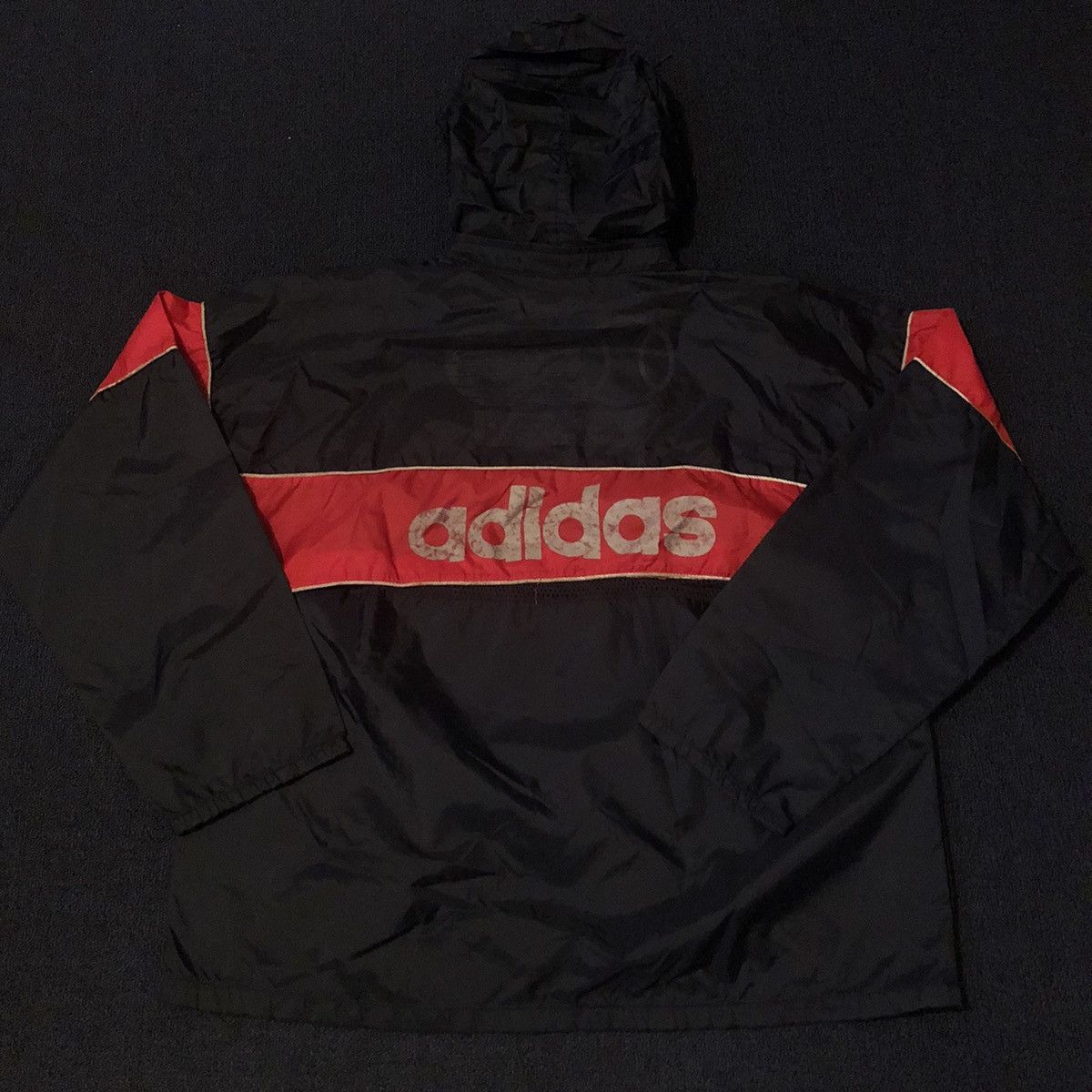 Adidas Vintage 1980s Adidas Tennis Lipton International Winbreaker Size US L / EU 52-54 / 3 - 2 Thumbnail