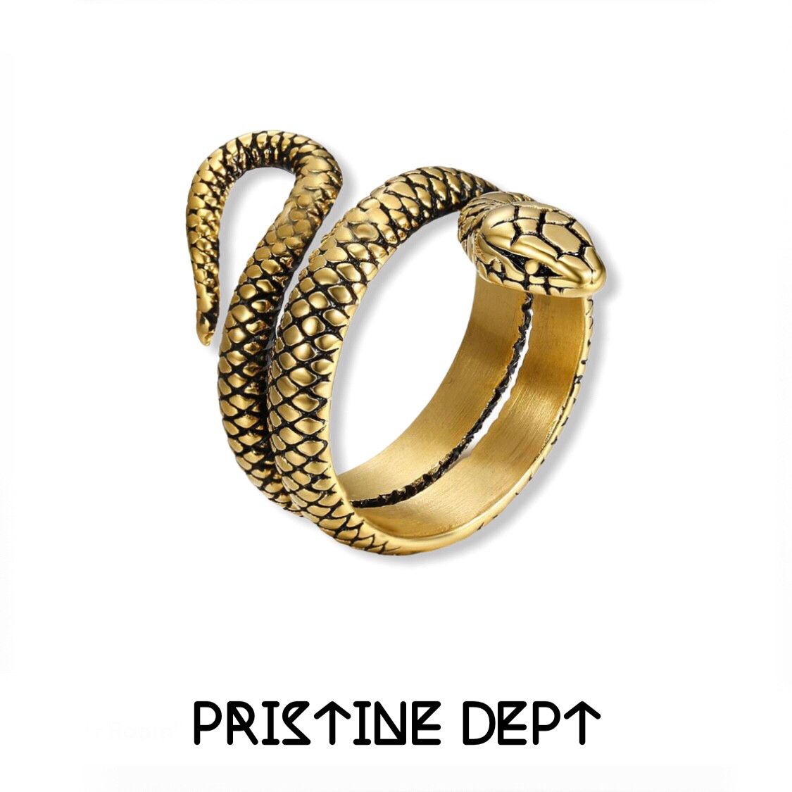 Vintage RING Snake Ring Gold Grailed