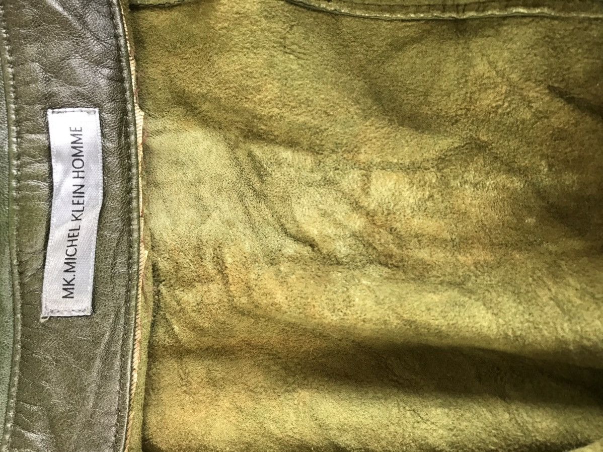 Michel klein Homme Leather Jacket