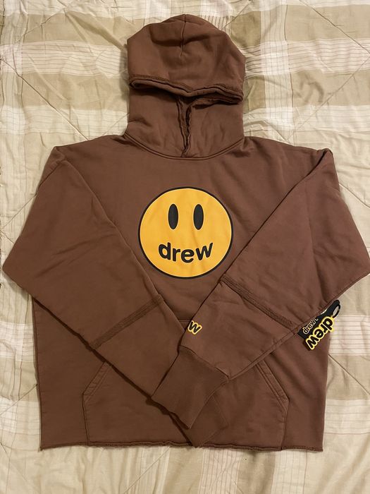 Drew House Mascot Deconstructed Hoodie Brown