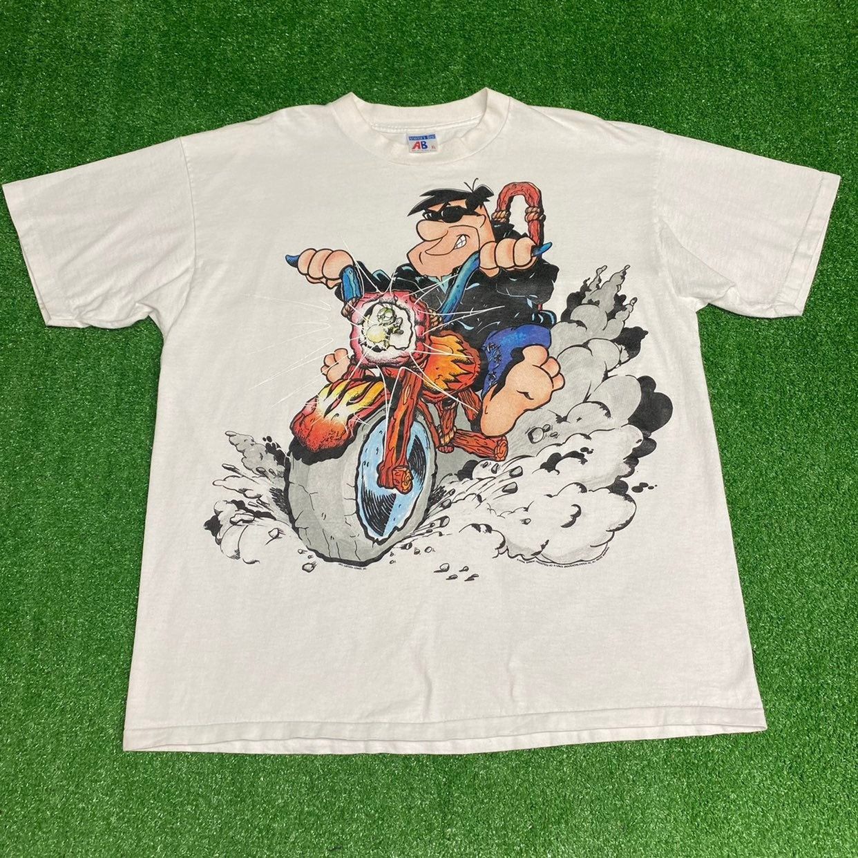 Harley Davidson × Other × Vintage Flintstones Vintage Biker Shirt ...