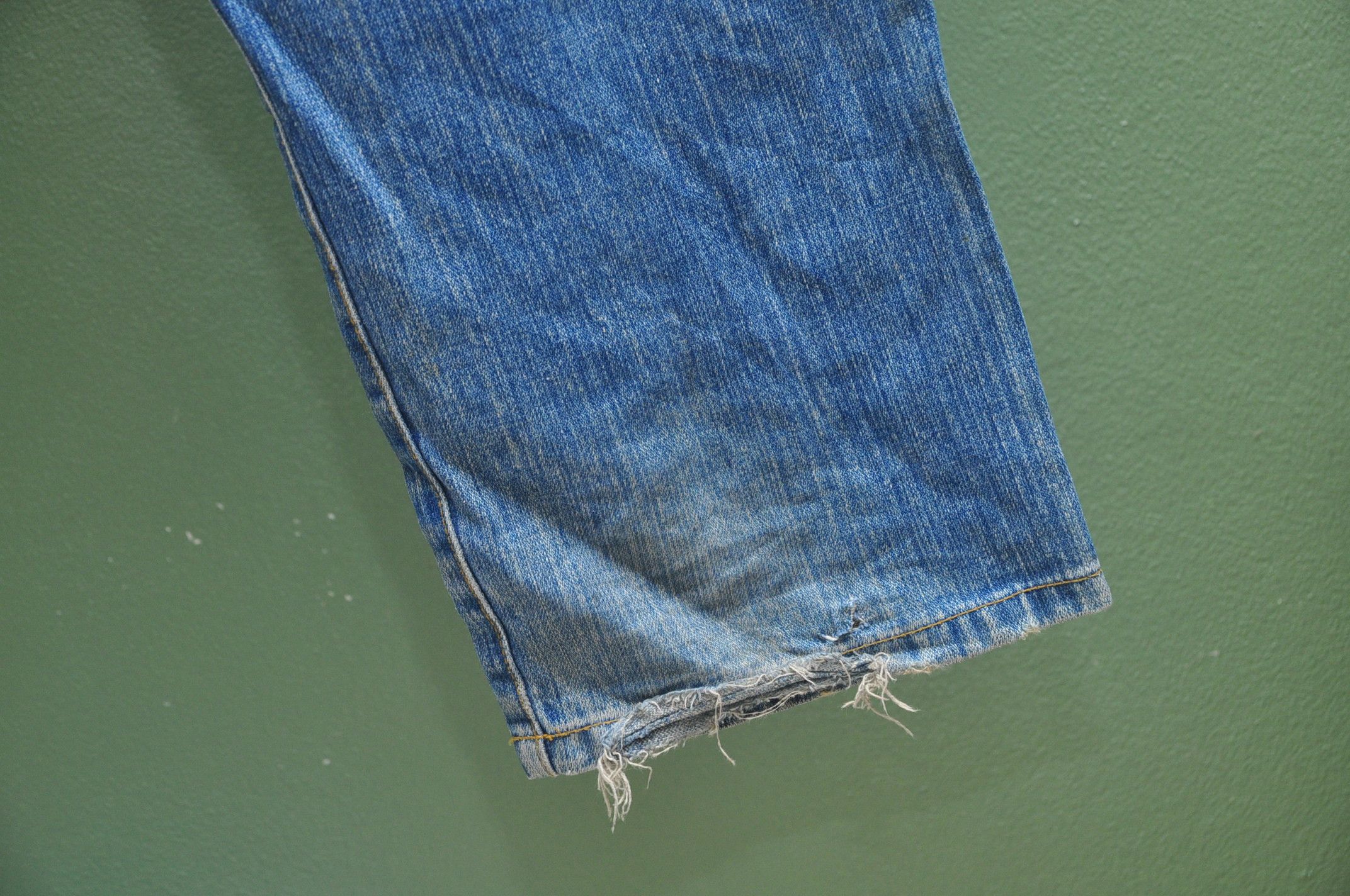Designer × Japanese Brand Japanese Style Distressed Patches Jeans Travis Scott Style Size US 33 - 5 Thumbnail