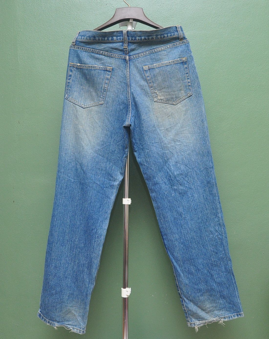 Designer × Japanese Brand Japanese Style Distressed Patches Jeans Travis Scott Style Size US 33 - 4 Thumbnail