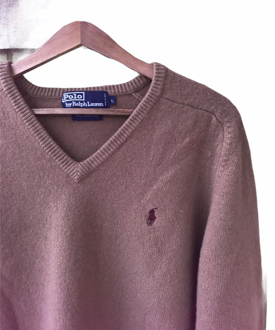 🔴Vintage 100% LambsWool Polo Ralph Lauren Knitwear