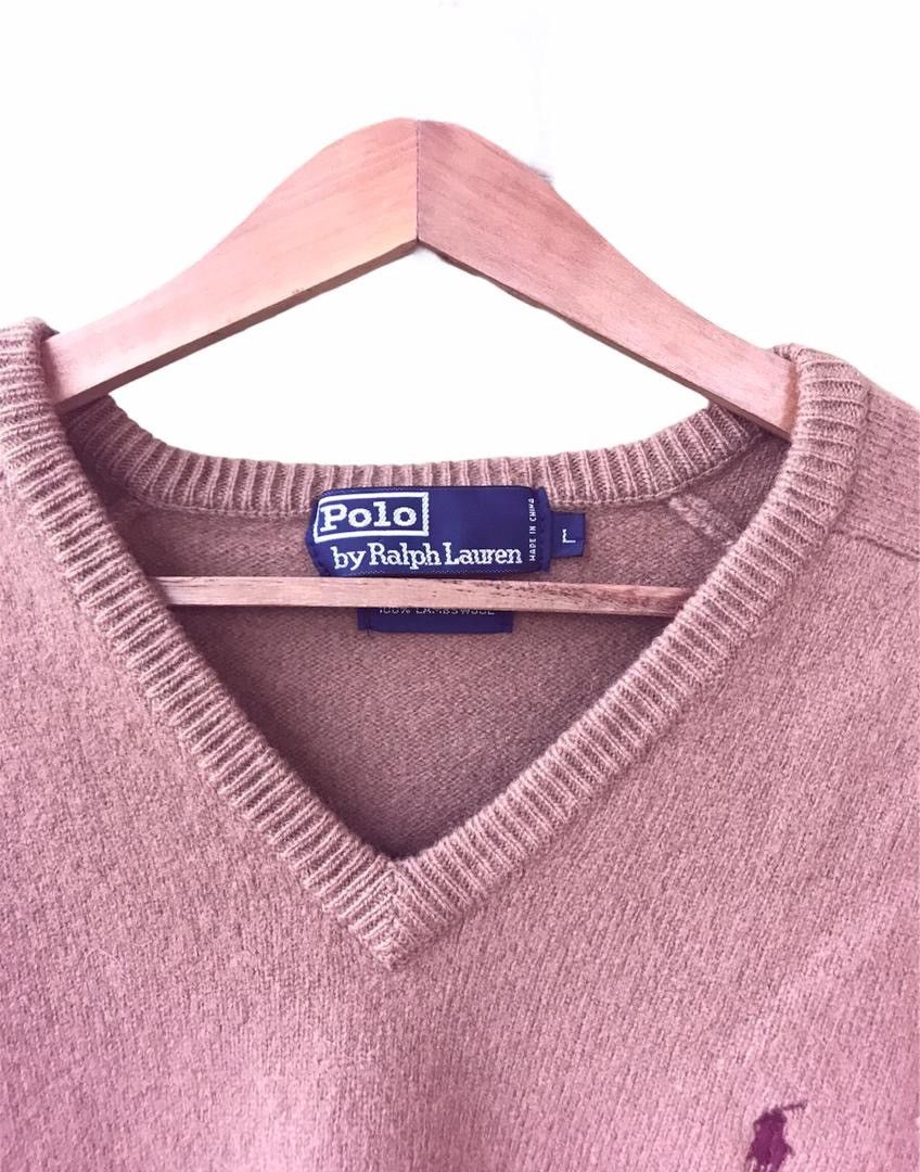 🔴Vintage 100% LambsWool Polo Ralph Lauren Knitwear