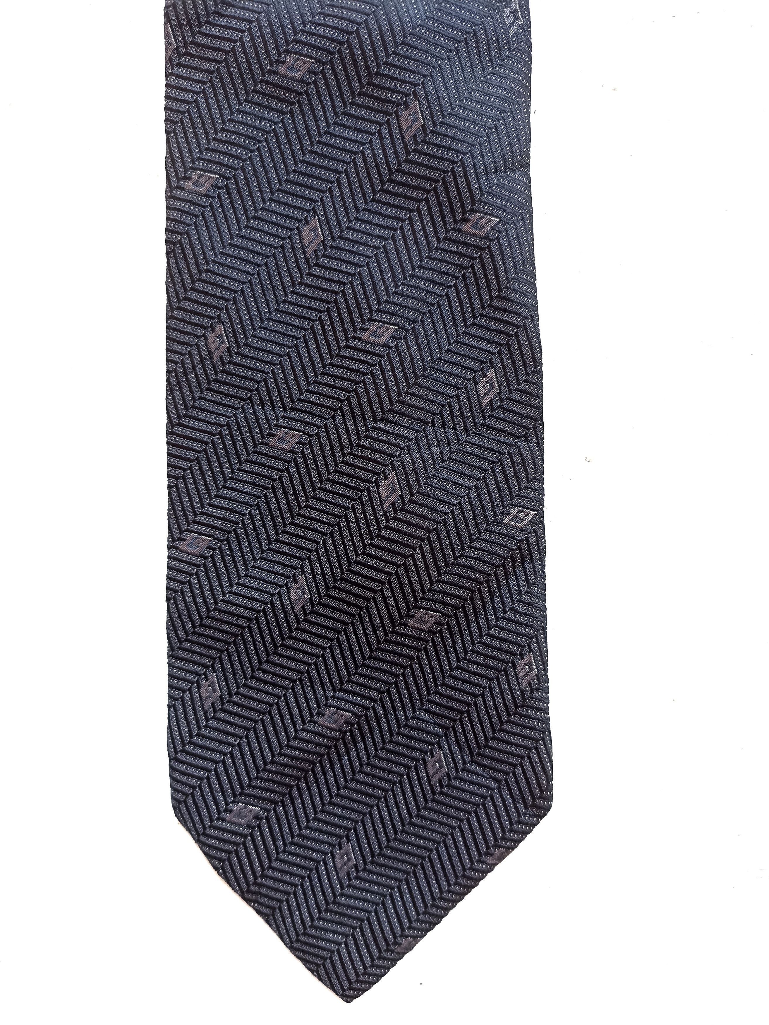 Gucci Gucci tie silk 100% monogram Size ONE SIZE - 4 Thumbnail