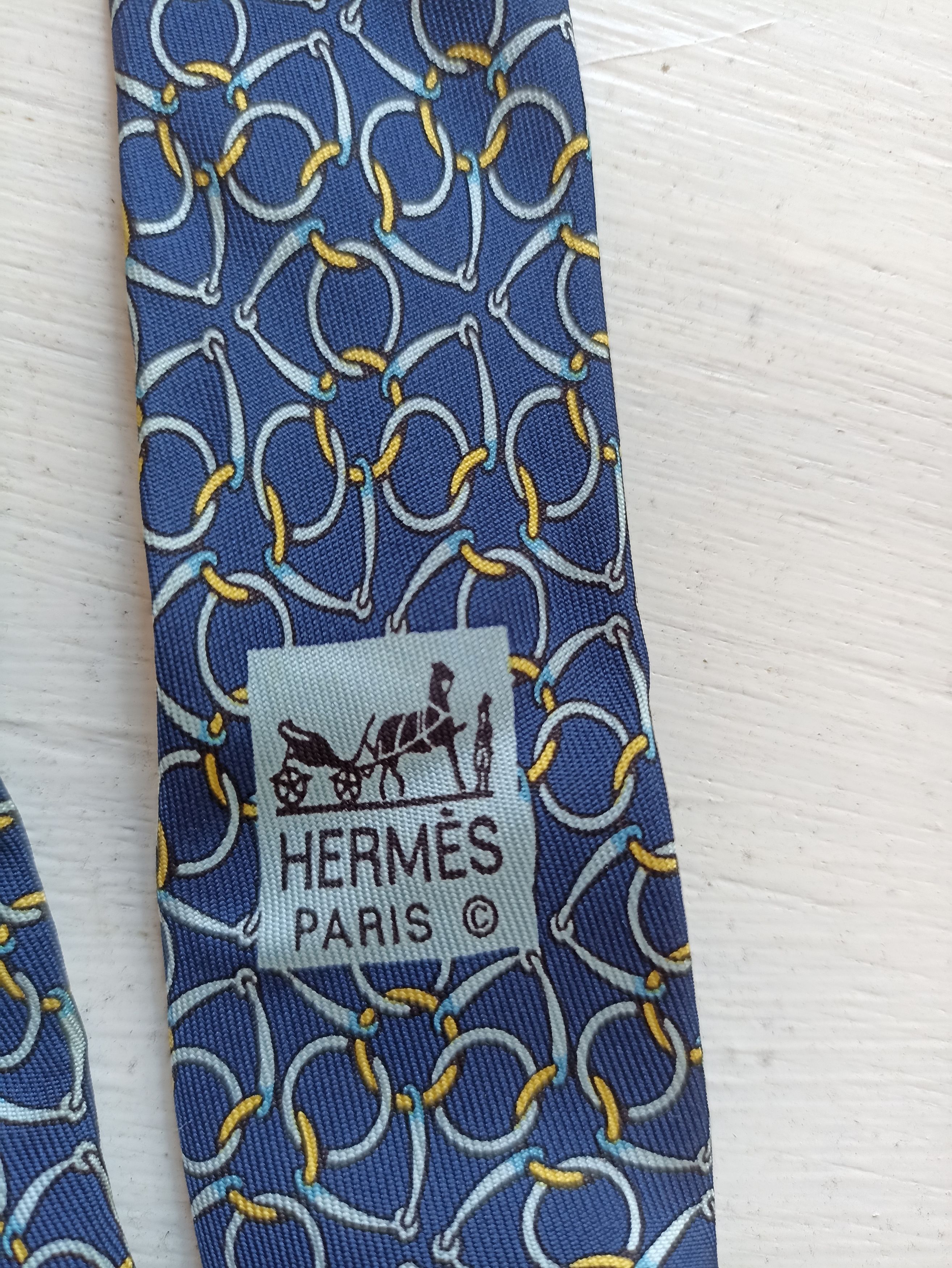Hermes Vintage Hermes tie 100% silk Size ONE SIZE - 9 Thumbnail