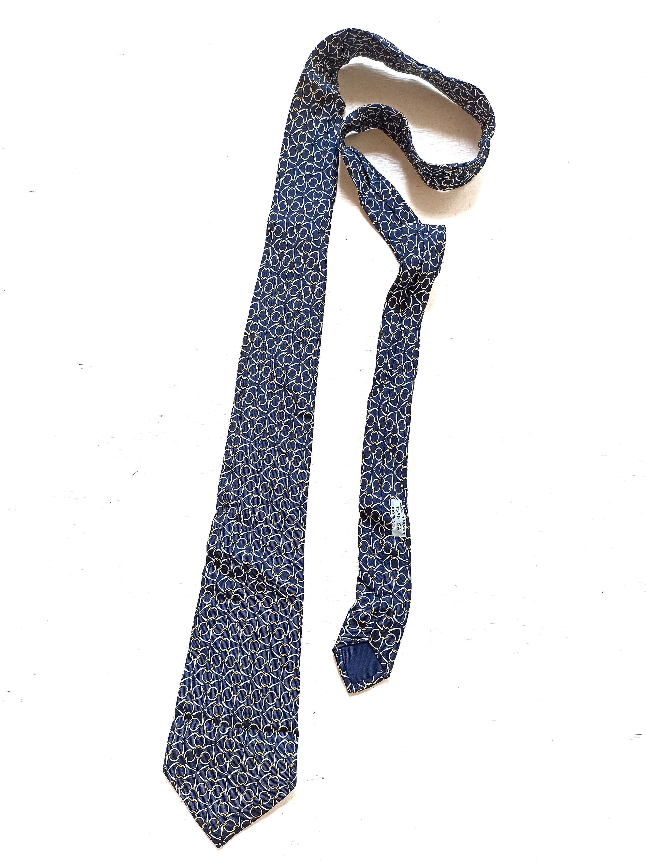 Hermes Vintage Hermes tie 100% silk Size ONE SIZE - 1 Thumbnail