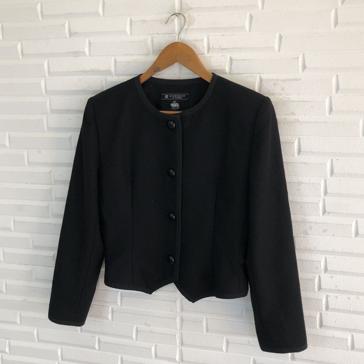 Designer × Givenchy GIVENCHY HI FORMAL CROPPED JACKET Size US S / EU 44-46 / 1 - 3 Thumbnail