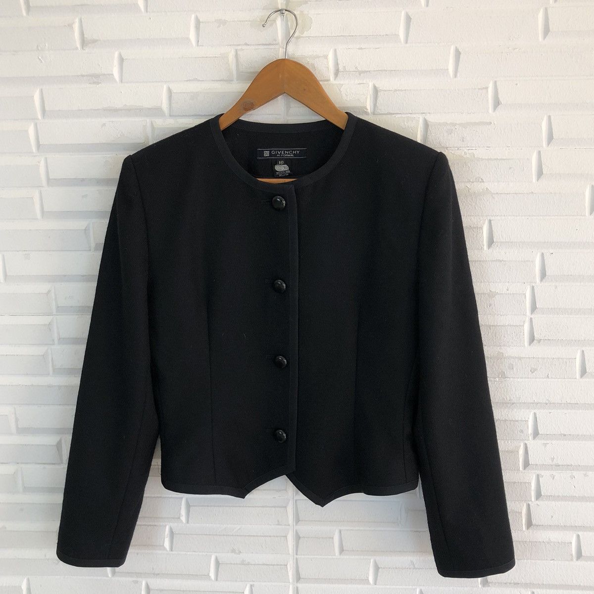 Designer × Givenchy GIVENCHY HI FORMAL CROPPED JACKET Size US S / EU 44-46 / 1 - 2 Thumbnail