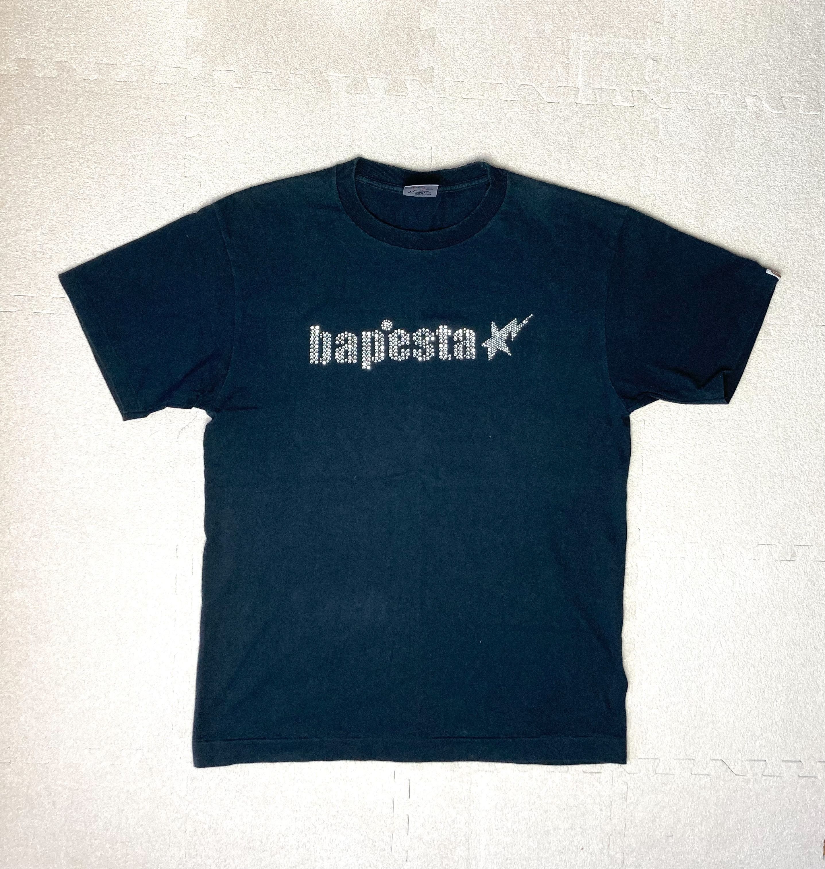 Bape BAPE Swarovski Bapesta Black Short Sleeve Tee Size L Size US L / EU 52-54 / 3 - 1 Thumbnail