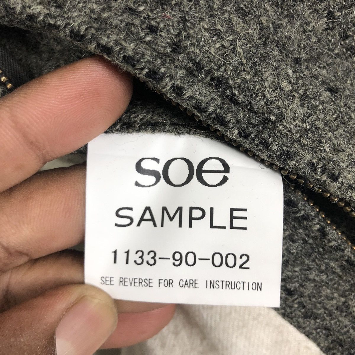 Designer × Harris Tweed × Vintage HARRIS TWEED JOHN SOE(SAMPLE) WOOL LONG JACKET Size US M / EU 48-50 / 2 - 8 Thumbnail