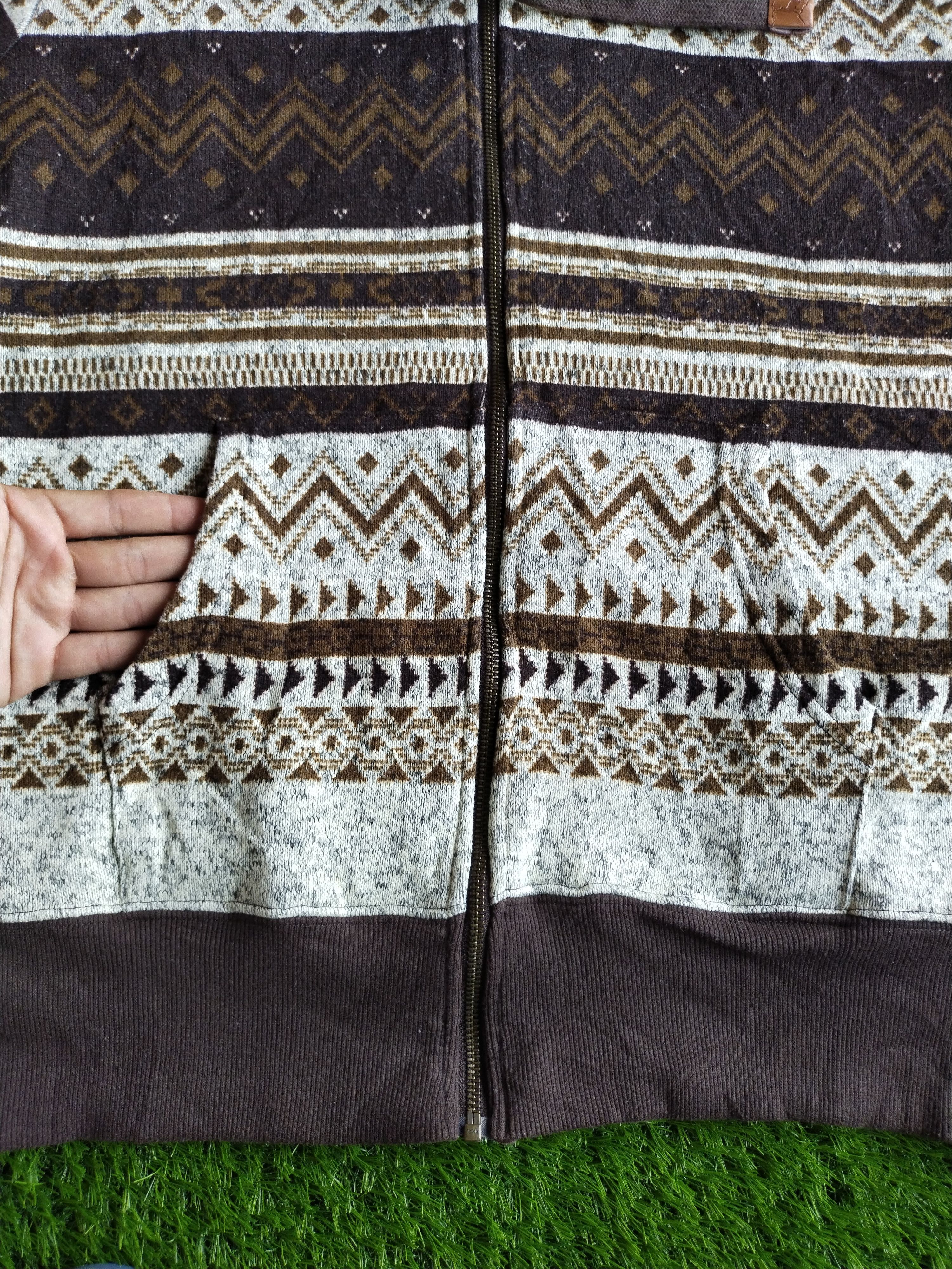 Coogi × Japanese Brand × Vintage Vintage Hoodie Healthknit Fleece Zipper Nice Design Size US L / EU 52-54 / 3 - 15 Thumbnail