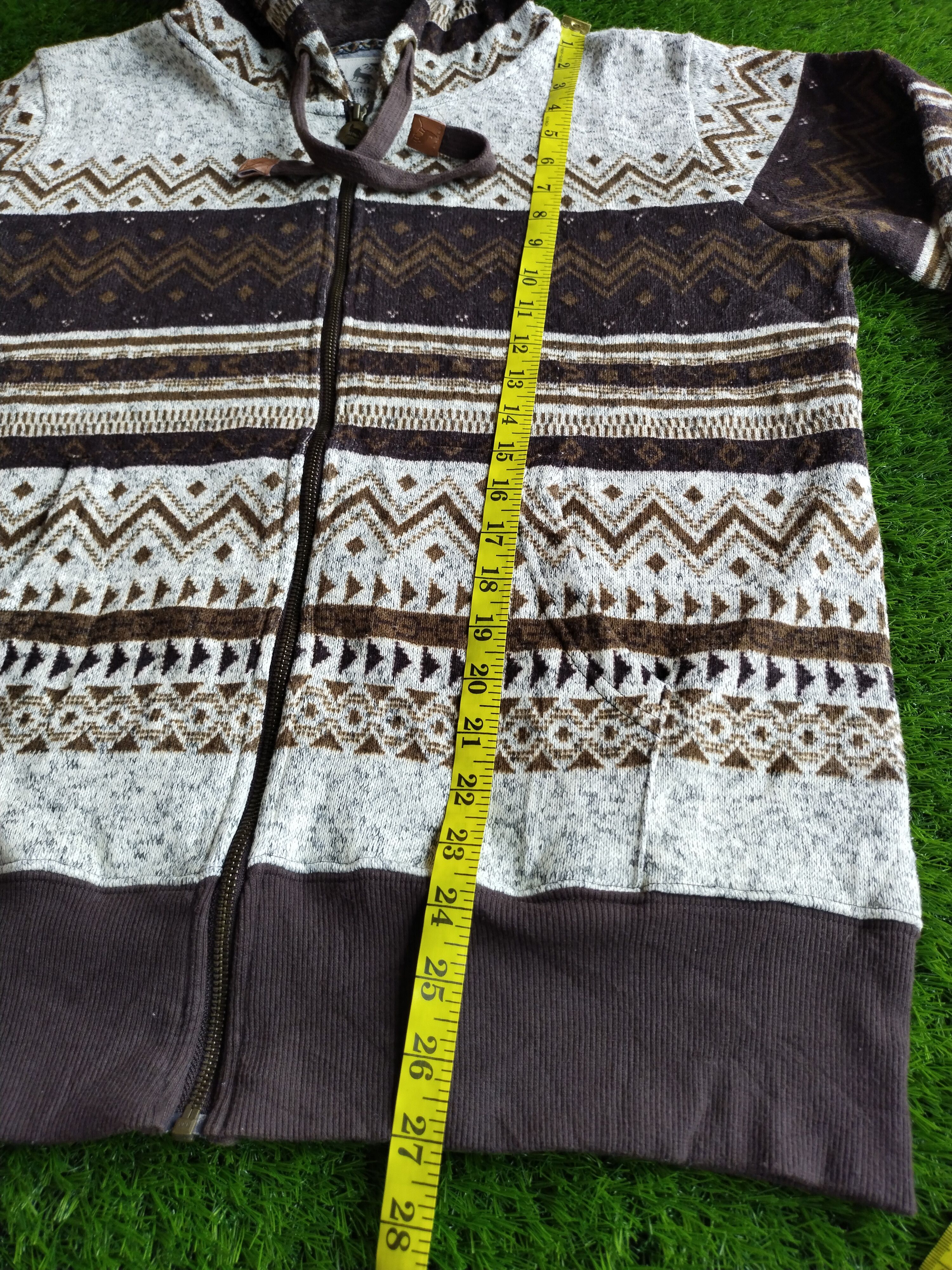 Coogi × Japanese Brand × Vintage Vintage Hoodie Healthknit Fleece Zipper Nice Design Size US L / EU 52-54 / 3 - 10 Thumbnail