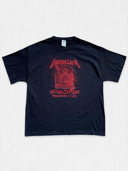 Metallica Metallica Edmonton 2008 ‘Show Your Scars’ Vintage Tour Tee ...