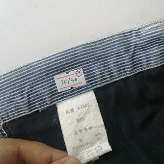 Vintage 💣OFFER VTG IZ FRONTIER Striped Bootcut Design Pants Size US 35 - 18 Thumbnail
