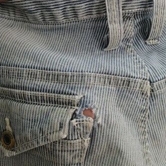 Vintage 💣OFFER VTG IZ FRONTIER Striped Bootcut Design Pants Size US 35 - 4 Thumbnail