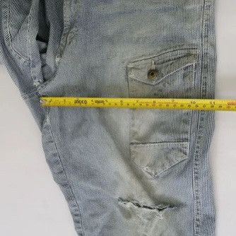 Vintage 💣OFFER VTG IZ FRONTIER Striped Bootcut Design Pants Size US 35 - 13 Thumbnail