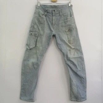 Vintage 💣OFFER VTG IZ FRONTIER Striped Bootcut Design Pants Size US 35 - 6 Thumbnail