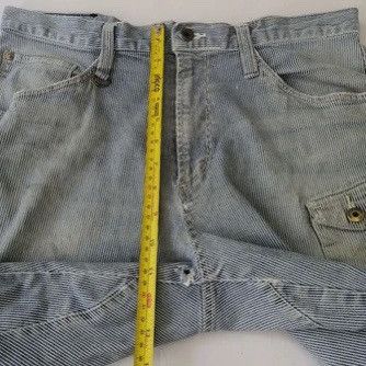 Vintage 💣OFFER VTG IZ FRONTIER Striped Bootcut Design Pants Size US 35 - 12 Thumbnail