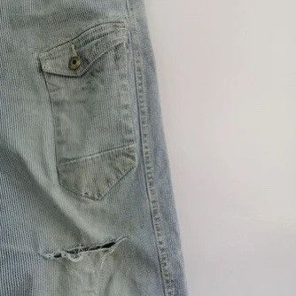 Vintage 💣OFFER VTG IZ FRONTIER Striped Bootcut Design Pants Size US 35 - 7 Thumbnail