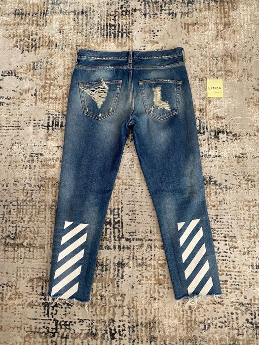 Off white discount jeans grailed