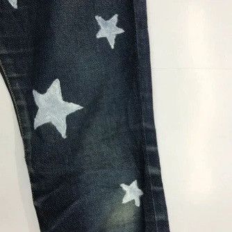 Japanese Brand × Vintage 💣OFFER VTG X-GIRL Custom Star Design Denim Jeans Size US 30 / EU 46 - 4 Thumbnail