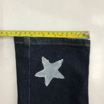 Japanese Brand × Vintage 💣OFFER VTG X-GIRL Custom Star Design Denim Jeans Size US 30 / EU 46 - 11 Thumbnail