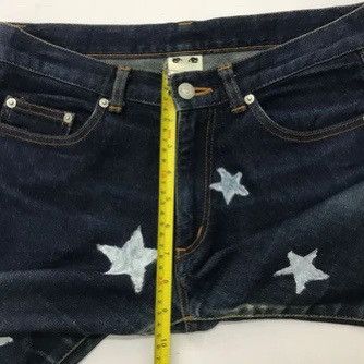 Japanese Brand × Vintage 💣OFFER VTG X-GIRL Custom Star Design Denim Jeans Size US 30 / EU 46 - 8 Thumbnail